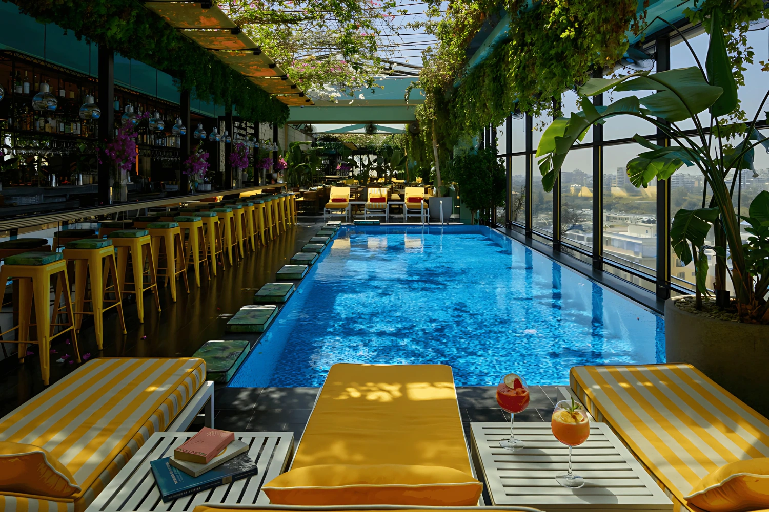 The Smallville Hotel | Restaurants in Badaro – Beirut indoor-pool-at-hotels-in-beirut