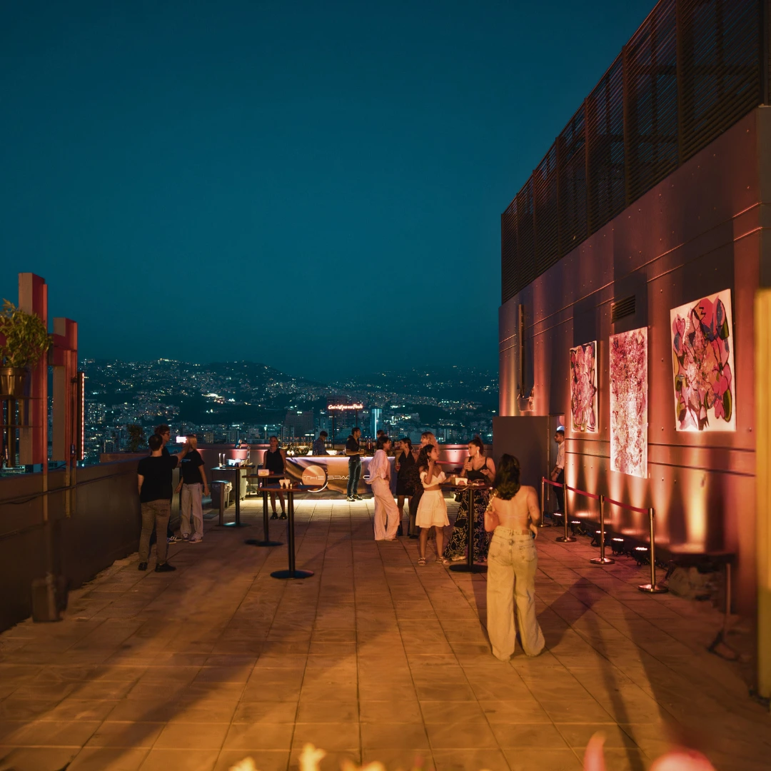 Rooftop at The Smallville Hotel in Beirut Rooftop at The Smallville Hotel in Beirut