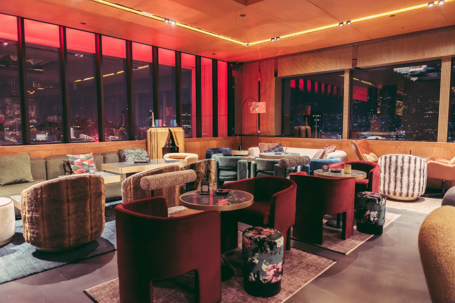 The Smallville Hotel | Restaurants in Badaro – Beirut Stunning view from the Beirut rooftop at The Smallville Hotel, offering a vibrant and lively atmosphere for guests