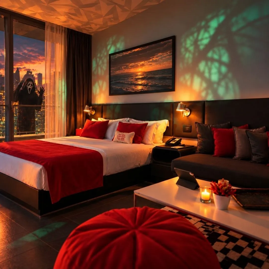 The Smallville Hotel | Spooky Octoberr: Beirut Hotel Packages, Rooms & More Halloween-themed room with city view for day use at The Smallville Hotel, Badaro, Beirut